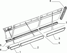 70712/00 НАРУЖНЫЕ НАКЛАДКИ И УПЛОТНИТЕЛИ