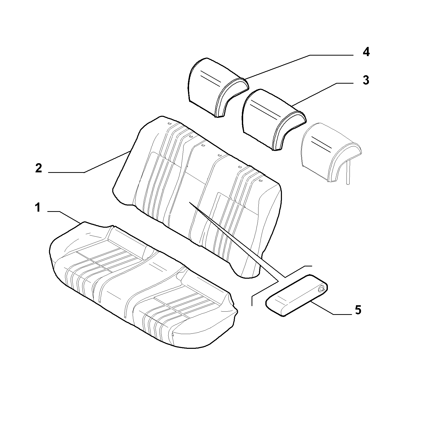 70615/03 REAR SEAT LINING