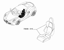 70601-010 FRONT SEAT PADDING