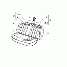 70613/07 REAR SEAT