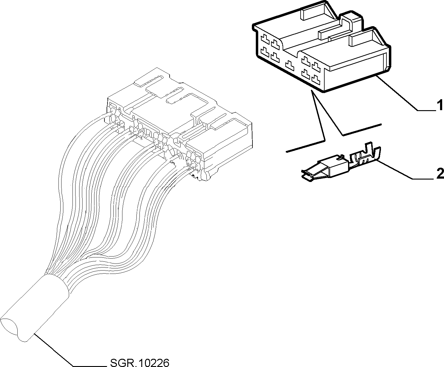 55523/01 ПУЧОК ПРОВОДОВ (ПЕРЕДНЯЯ ЧАСТЬ)