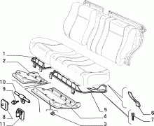 70613/03 REAR SEAT