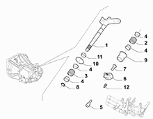 21219-010 GEAR SHAFT