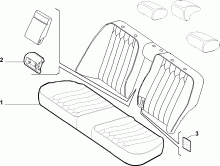 70615/01 REAR SEAT LINING 