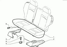 70613/01 REAR SEAT