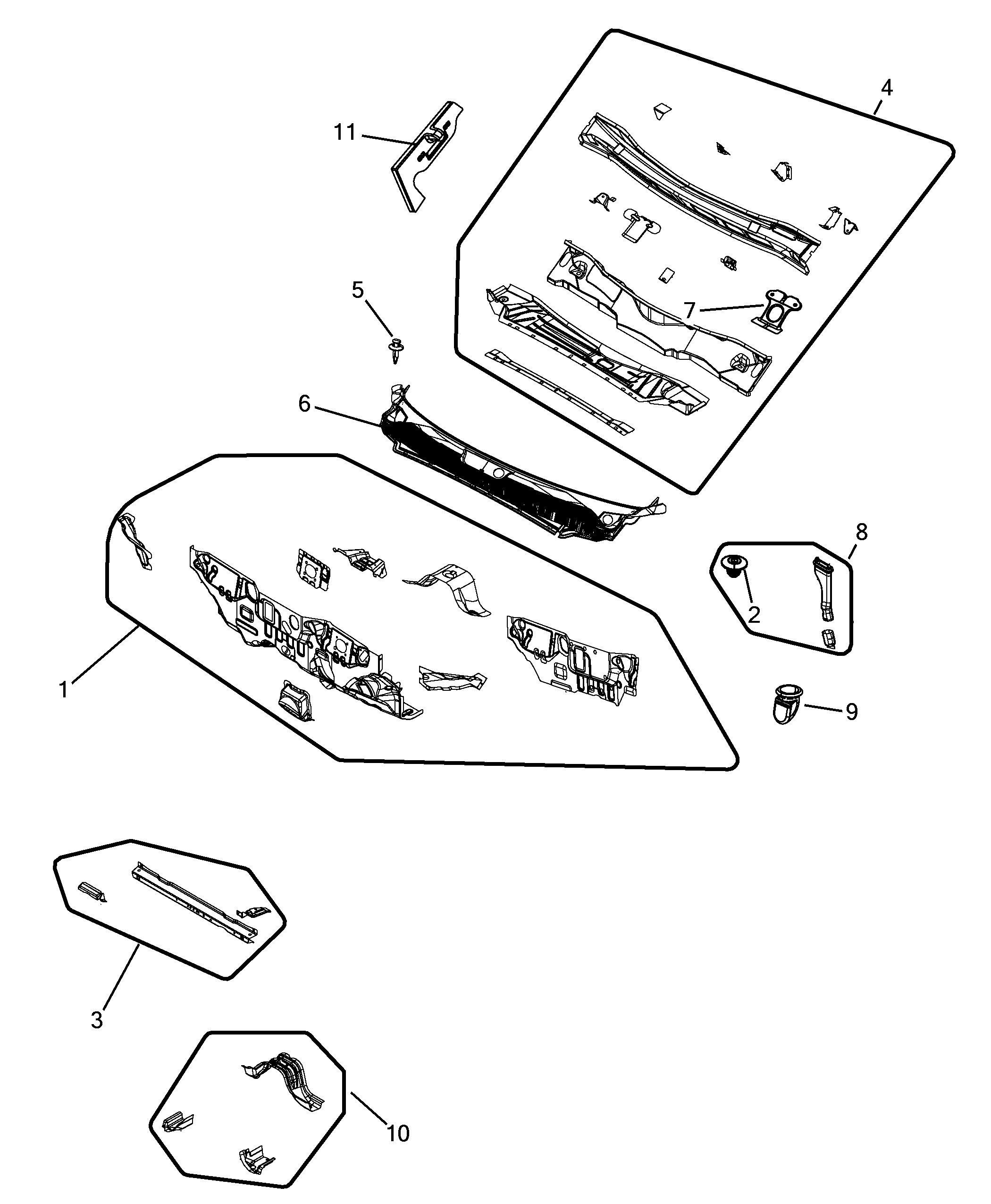 70002-040 INSTRUMENT PANEL WALL 