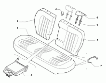 70615/04 REAR SEAT LINING
