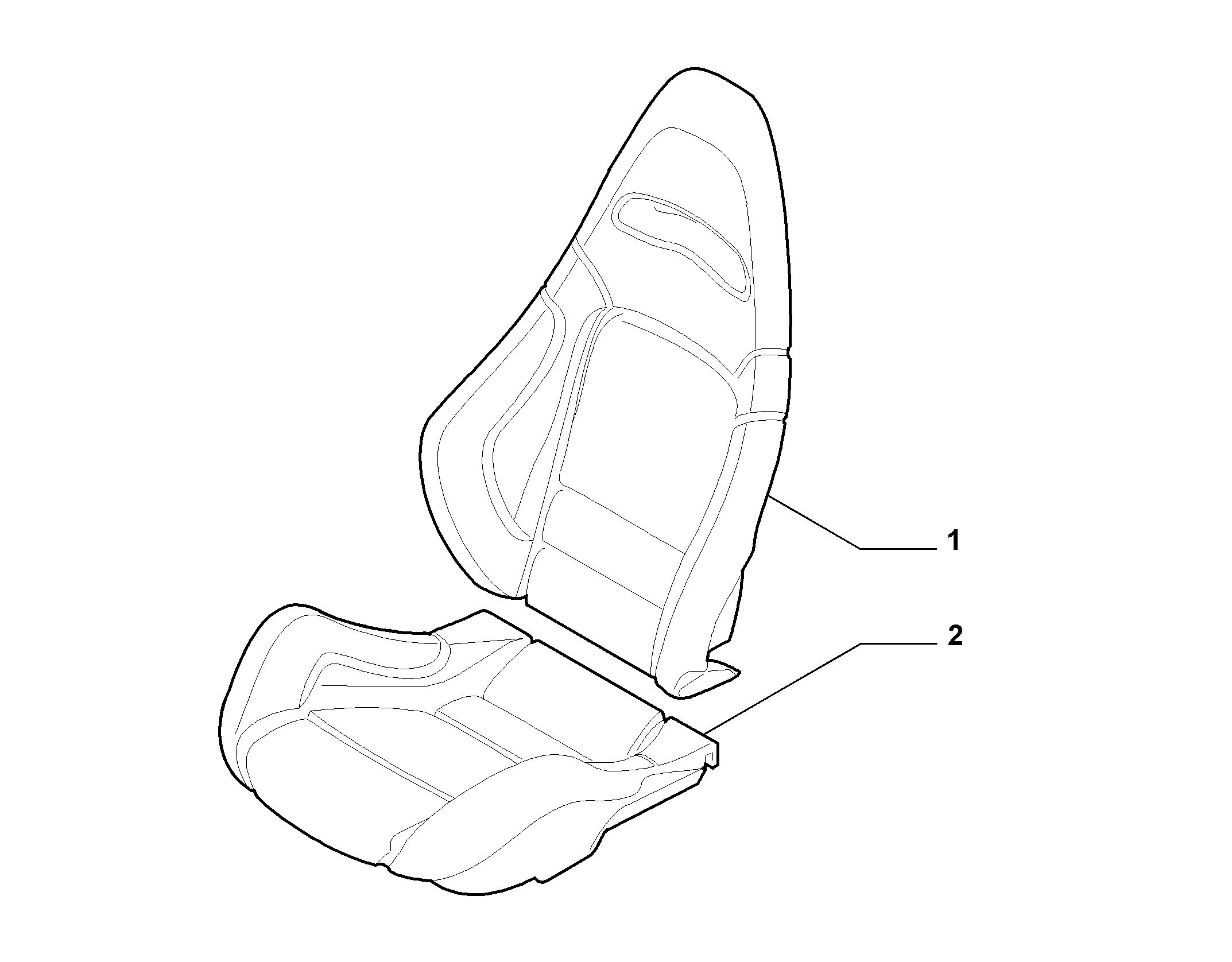 70601-010 FRONT SEAT PADDING