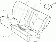 70615/03 REAR SEAT LINING