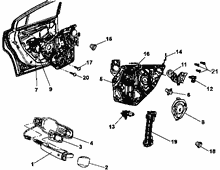 70136-015 REAR SIDE DOOR PARTS