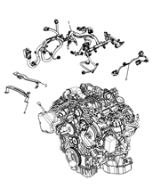 10226-040 ENGINE HARNESS AND SUPPORTS
