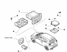55521-010 RADIO AND AUTOMATED INFO DEVICE 