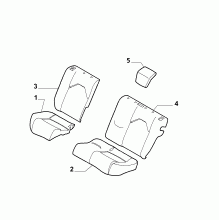 70615/10 REAR SEAT LINING