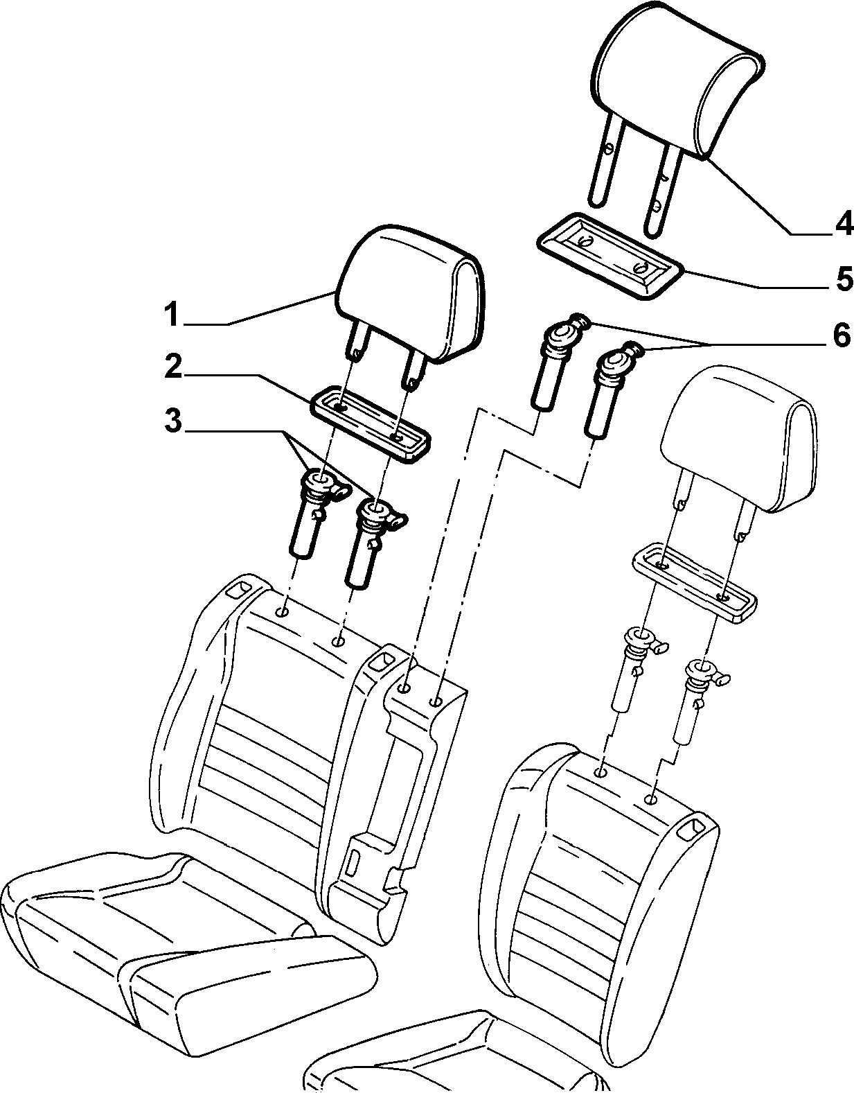 70613/01 REAR SEAT