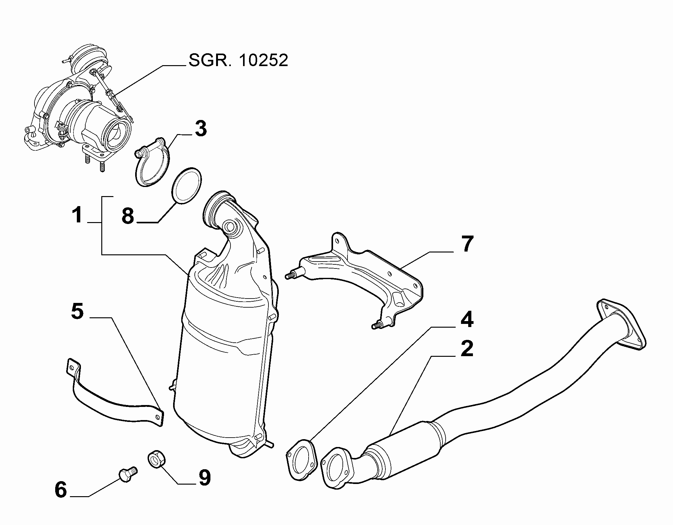 10258-010 FRONT PIPING