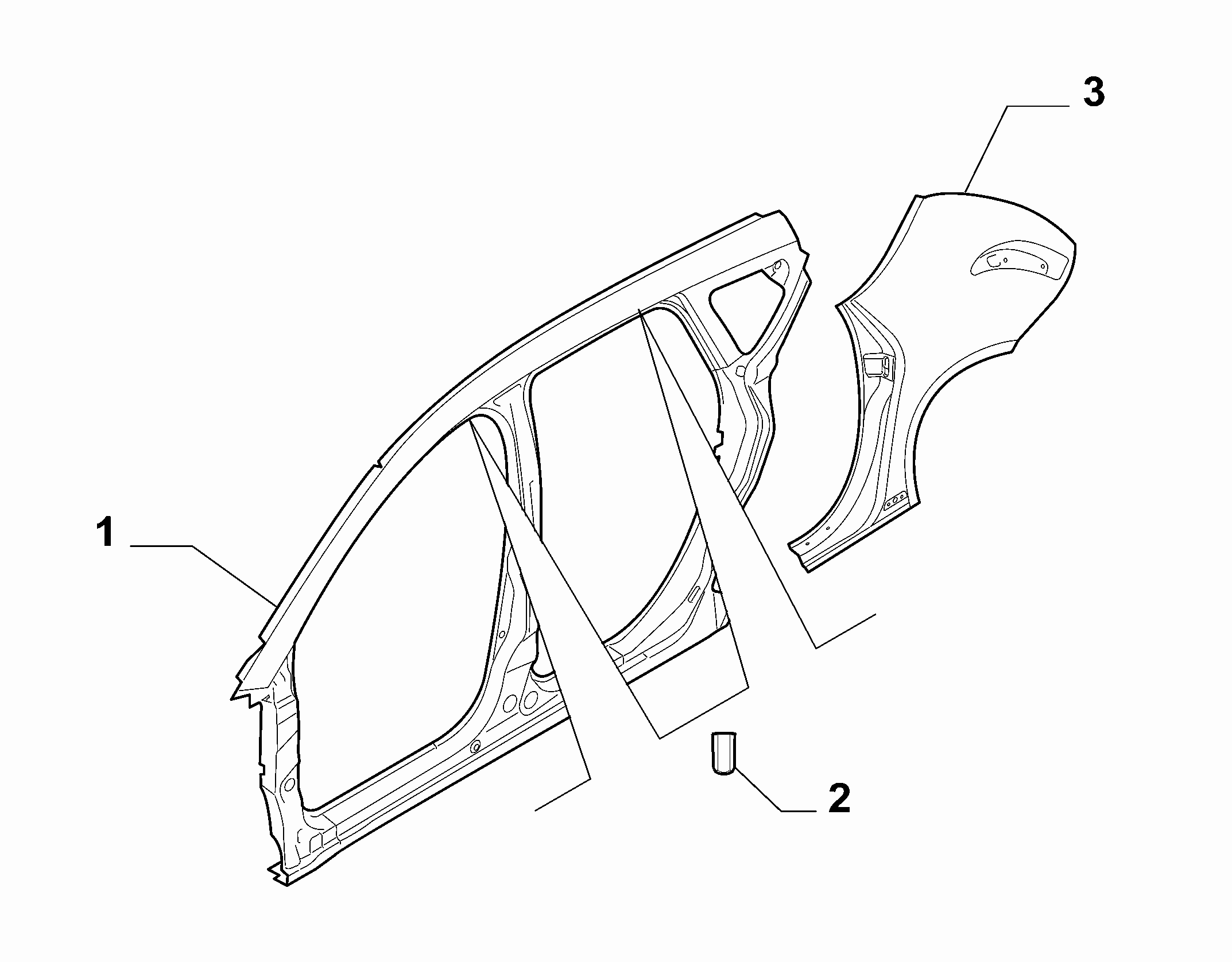 70019-010 EXTERNAL SIDE FRAME