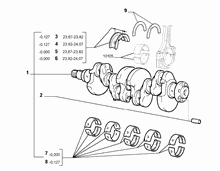 10103-010 ENGINE SHAFT AND HALF BEARING