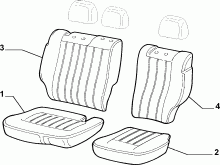 70615/00 REAR SEAT LINING