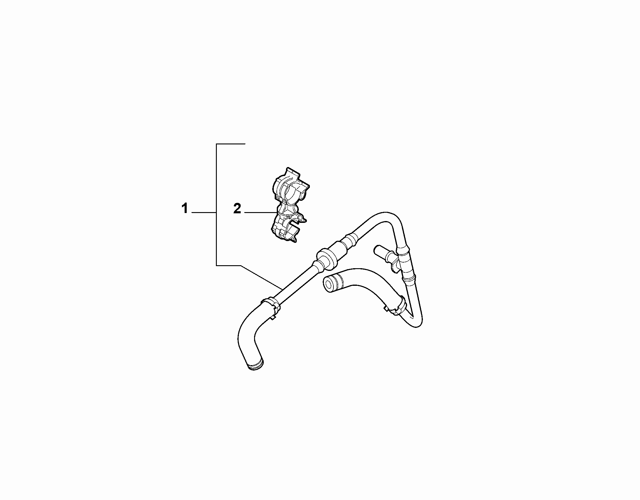 10201-030 ENGINE WELL FUEL PIPES