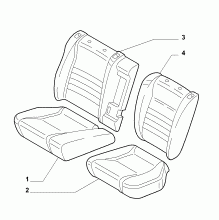 70615/10 REAR SEAT LINING