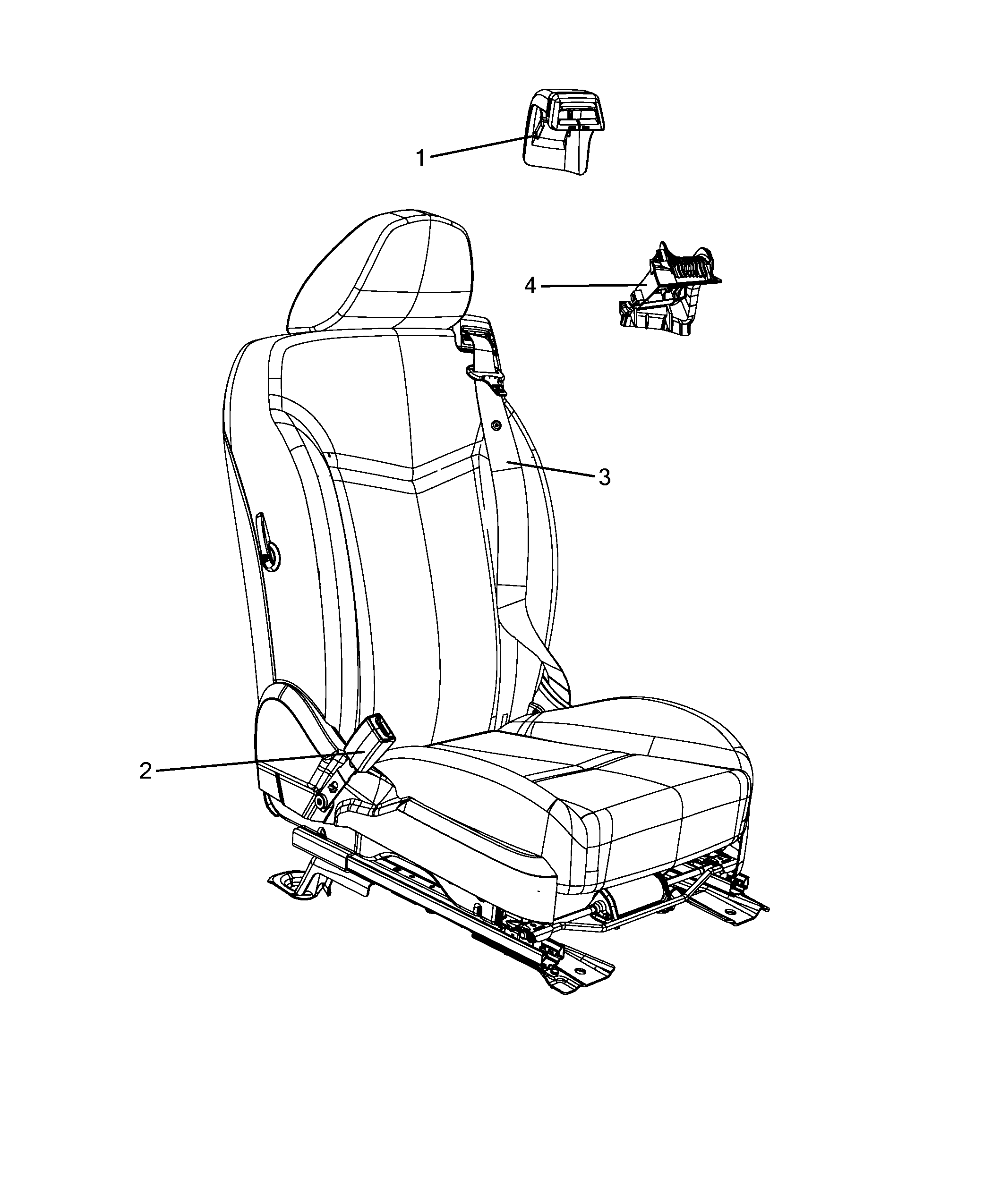 70527-010 FRONT SEAT BELTS