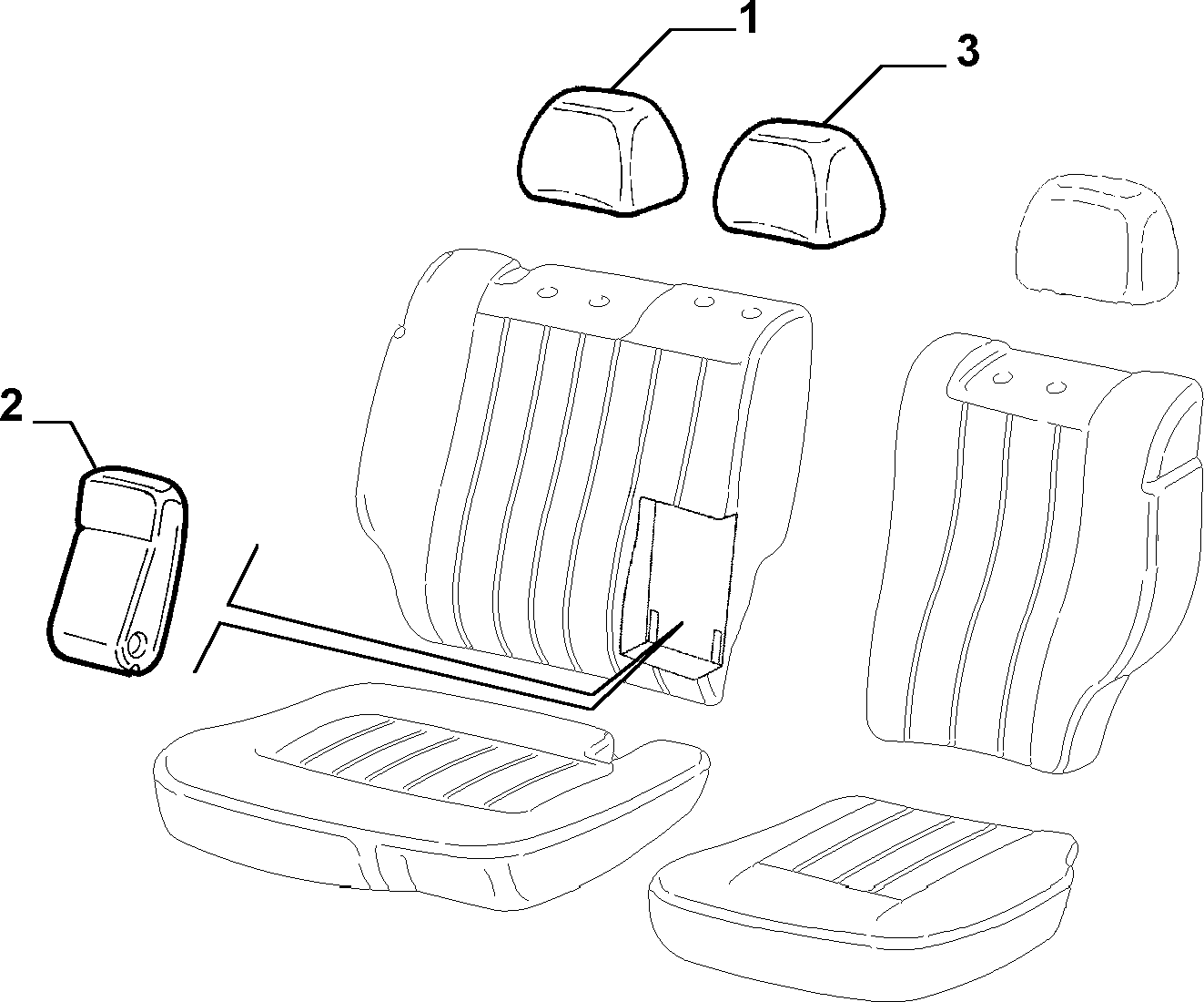 70615/02 REAR SEAT LINING