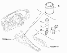 70504-030 ASHTRAY AND ACCESSORIES