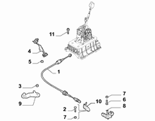 21221-020 GEAR STICK FLEX SHAFT