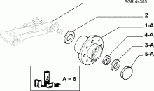 44321/00 ЗАДНЯЯ ЦАПФА 