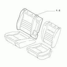 70615/07 REAR SEAT LINING