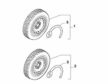 44316-030 SPARE WHEEL