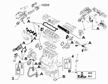 10101-050 GASKET KIT, HEAD AND CRANKCASE