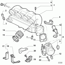 60604621 AIR DUCT SYSTEM