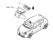 55503-060 SEAT BELT CONNECTOR SIGNALING APPARATUS