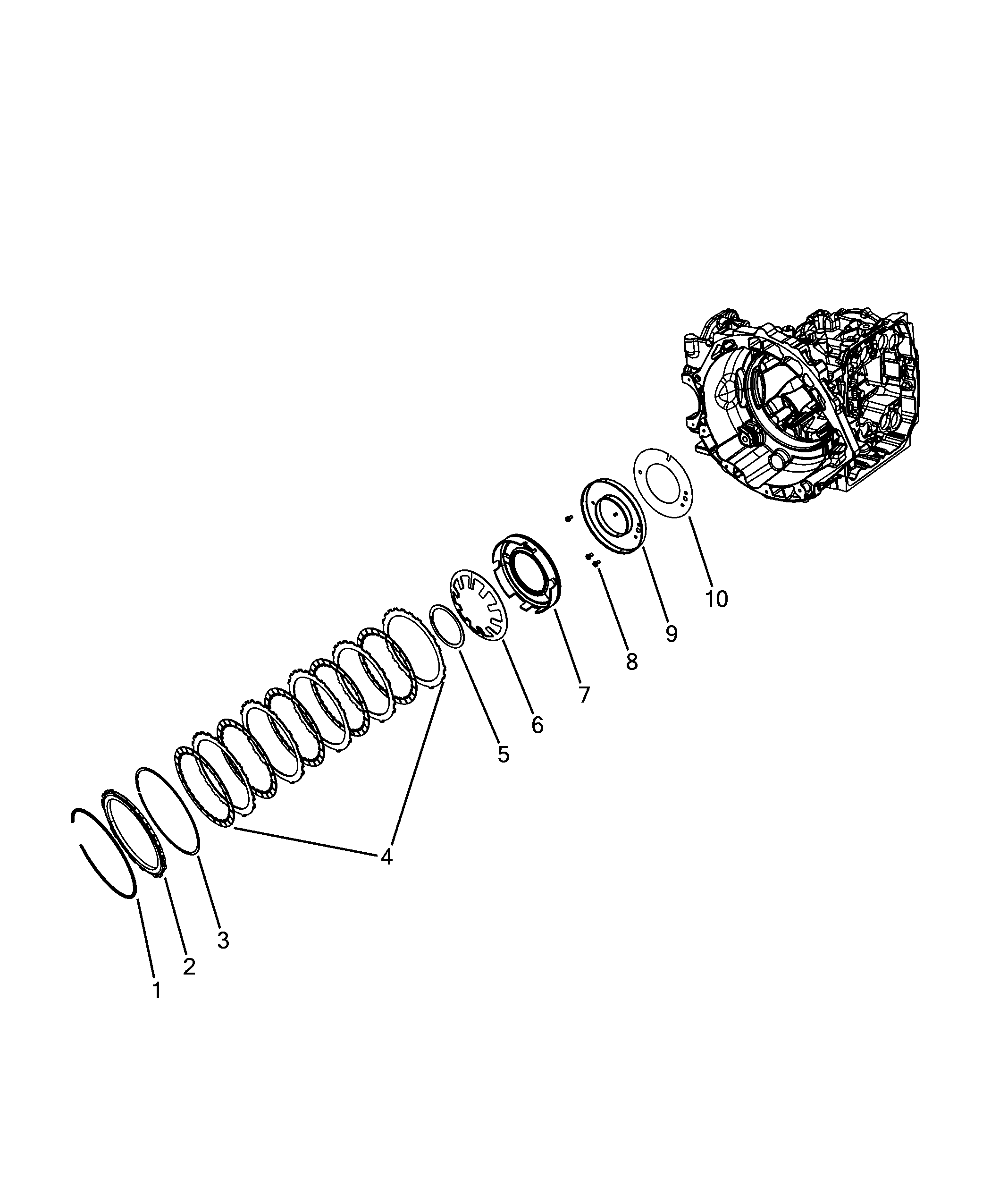 21201-080 AUTOMATIC TRANSMISSION INNER CLUTCH UNIT