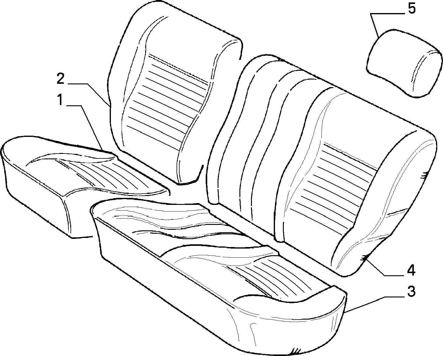70615/05 REAR SEAT LINING