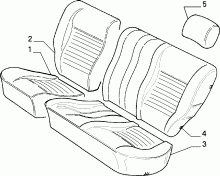 70615/05 REAR SEAT LINING