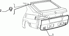 70020/00 КУЗОВ, ОБЛИЦОВКИ (ЗАДНЯЯ ЧАСТЬ)