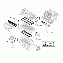 10101-050 GASKET KIT, HEAD AND CRANKCASE