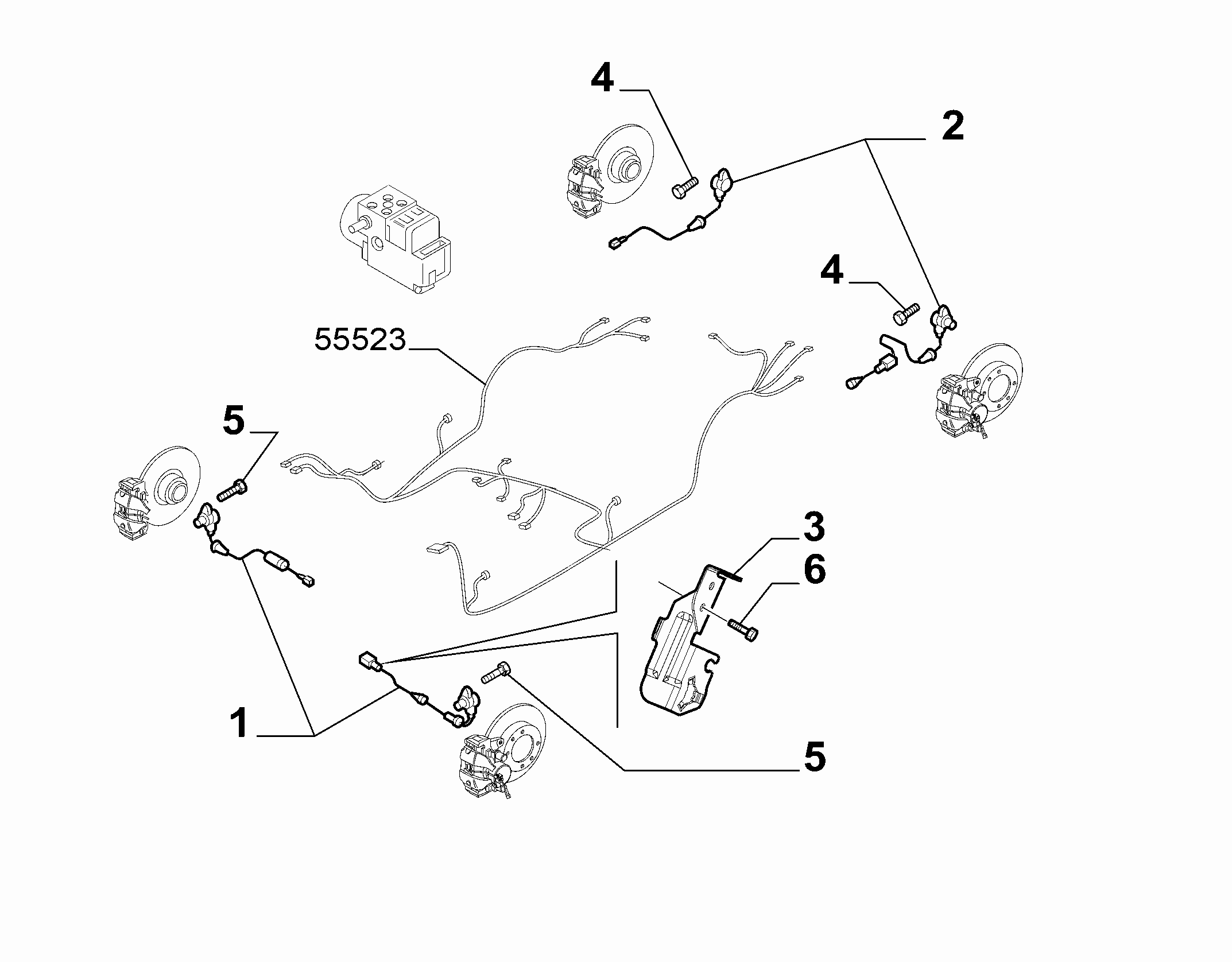 33102-070 ABS SENSOR