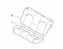 70615-010 REAR SEAT LINING 