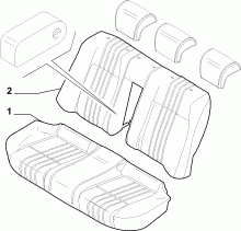 70615/00 REAR SEAT LINING