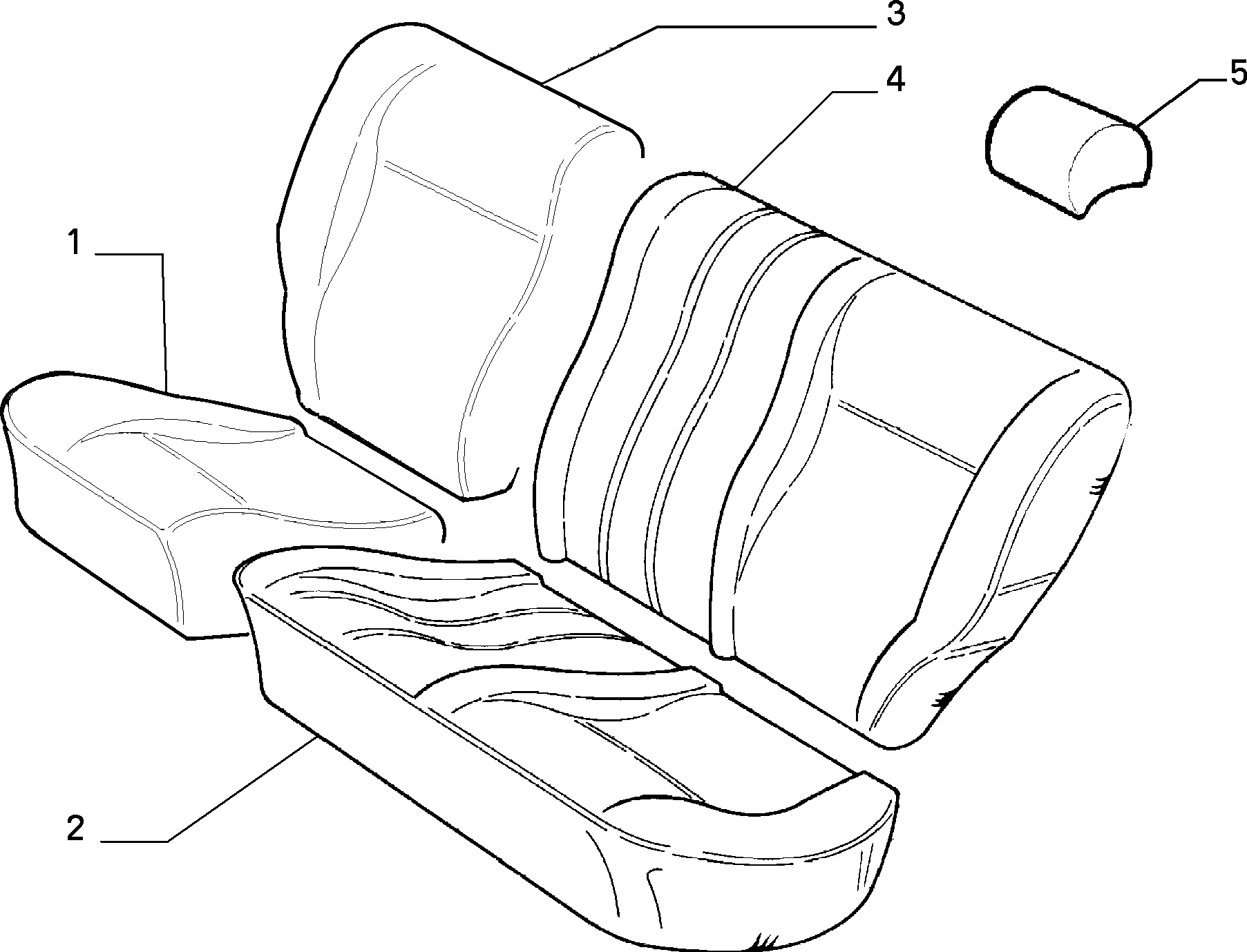 70615/02 REAR SEAT LINING