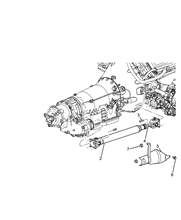 24301-010 FRONT OR REAR DIFFERENTIAL 4X4 PROPELLER SHAFT