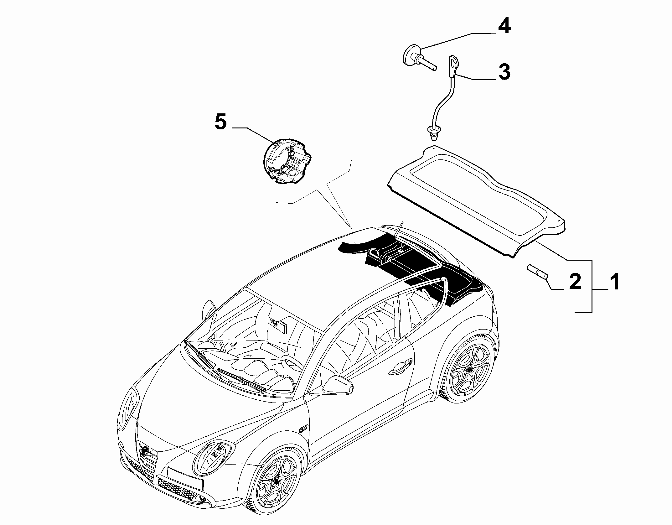 70523-070 PARCEL SHELF