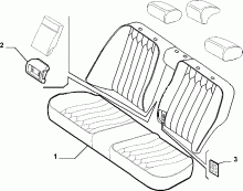 70615/01 REAR SEAT LINING 