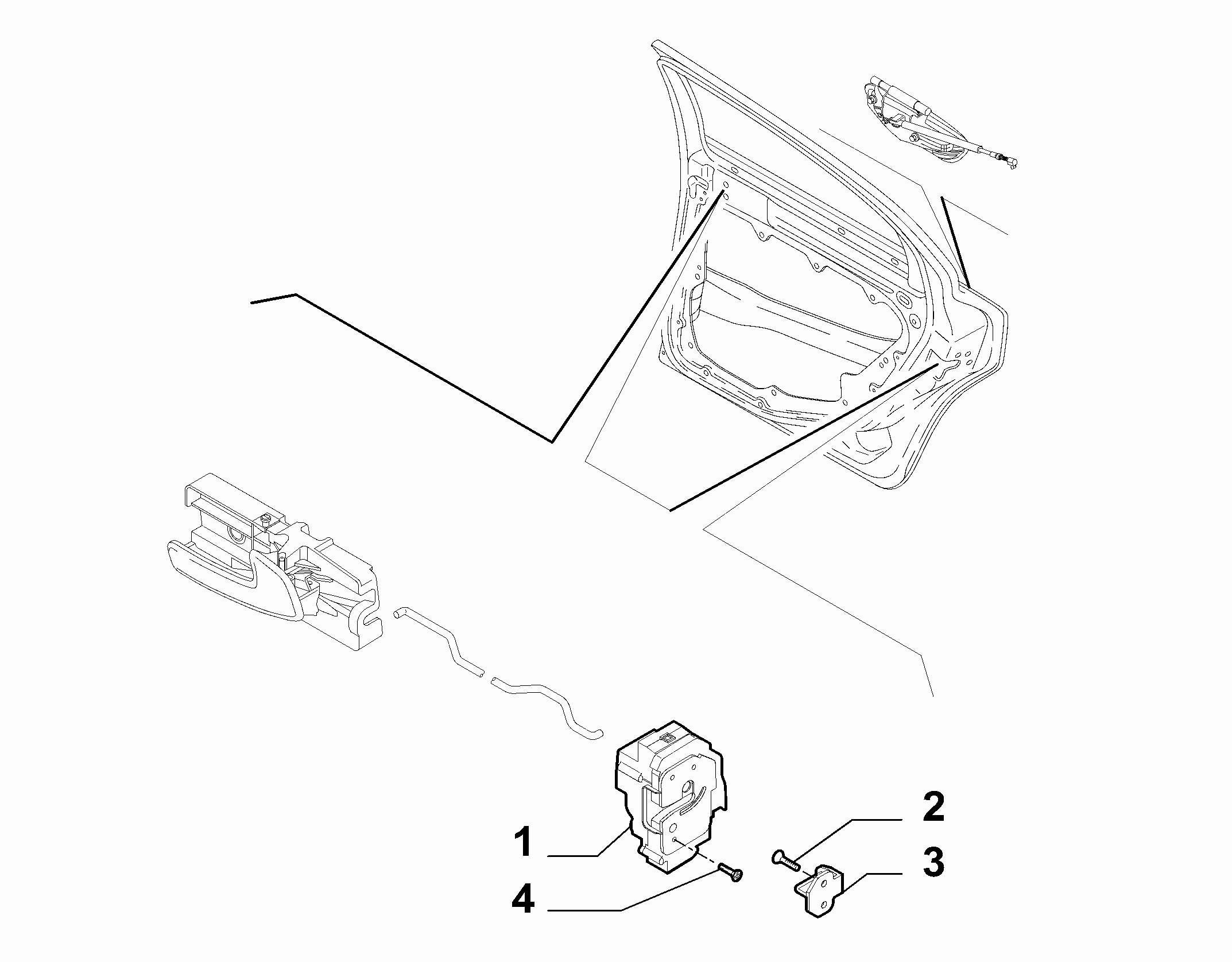 70136-050 REAR DOOR LOCK