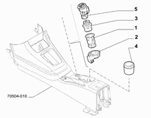 70504-030 ASHTRAY AND ACCESSORIES