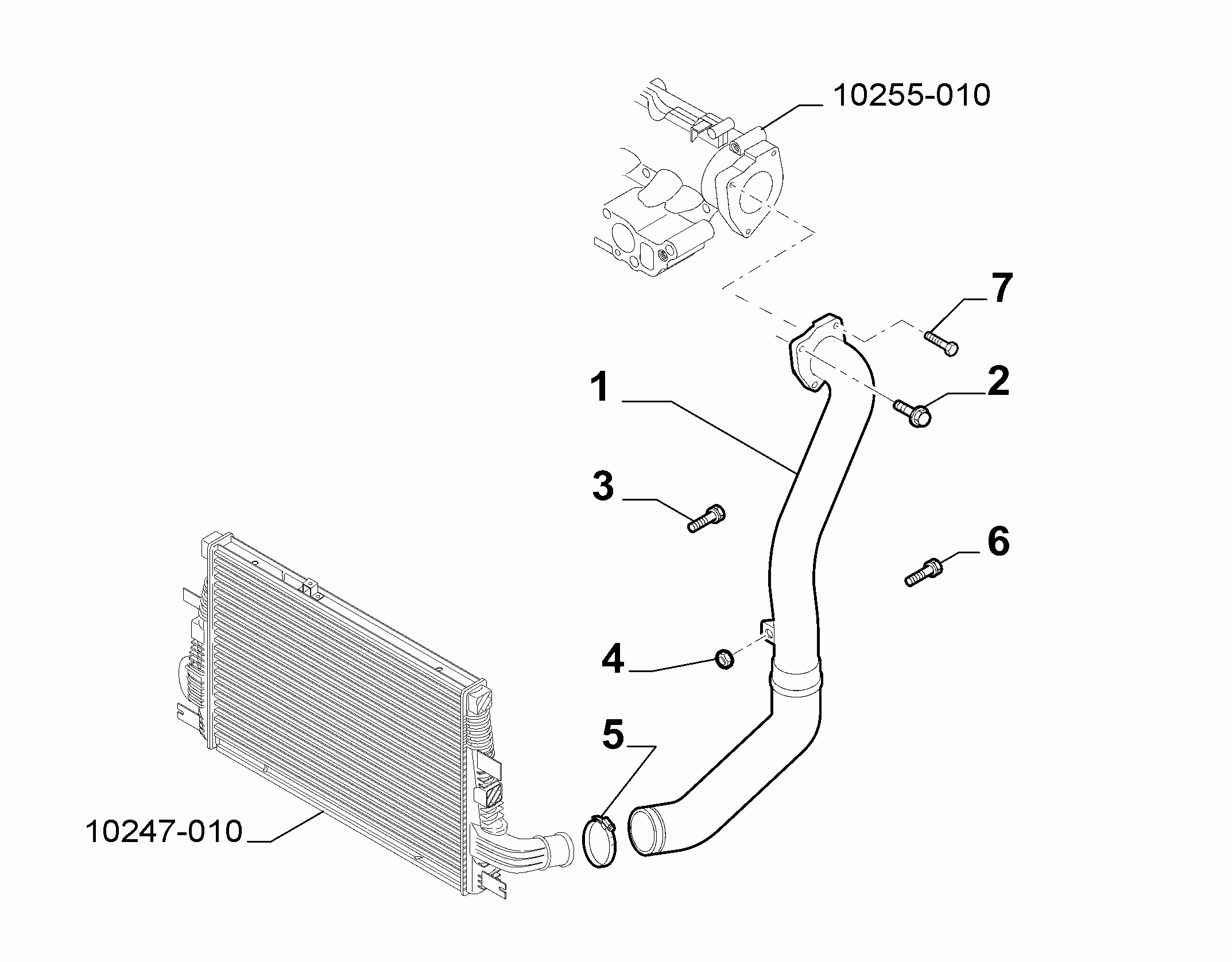 10247-020 COOLER PIPING SUCTION DUCT