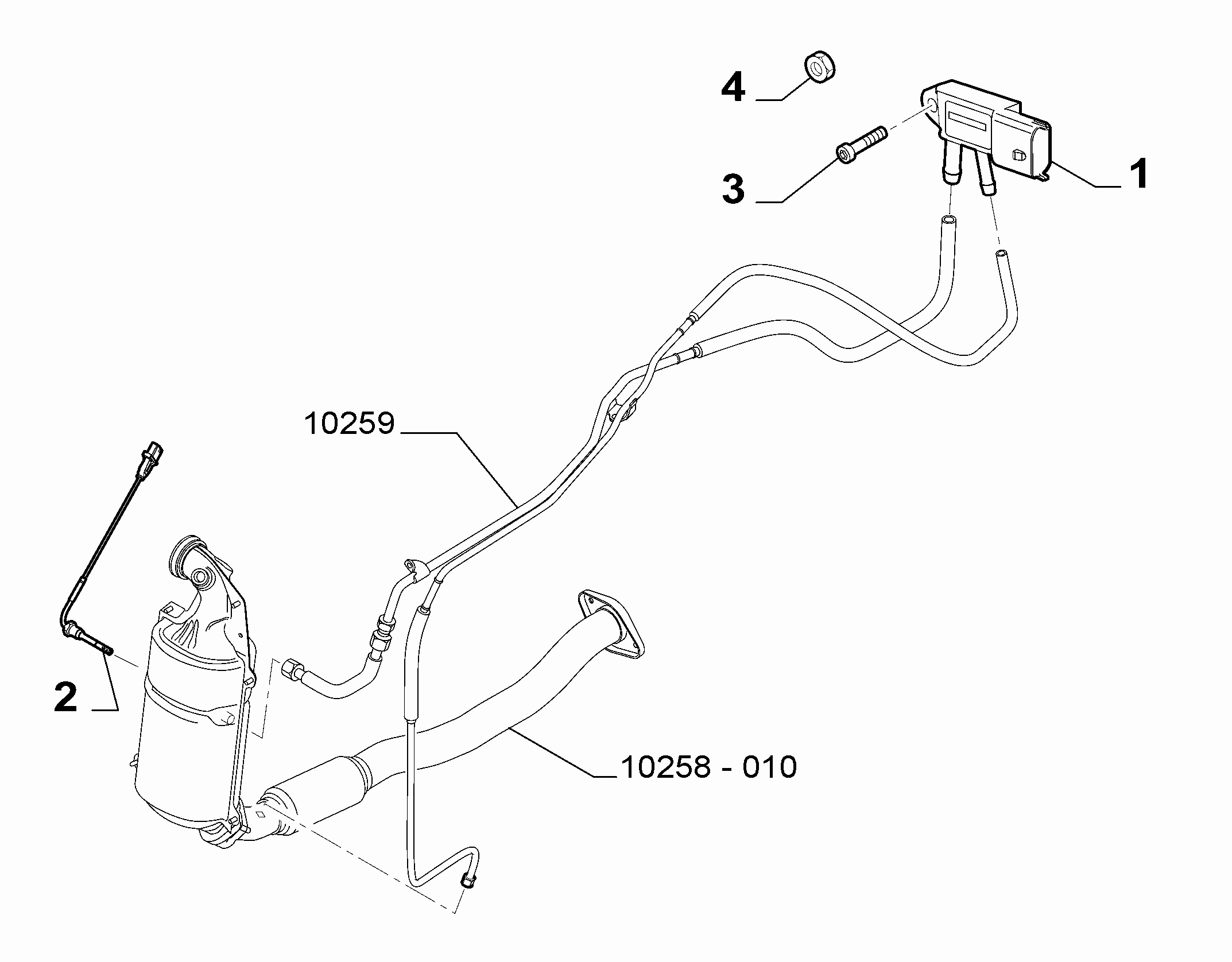 10260-010 GAS FLOW PRESSURE/TEMP SENSOR